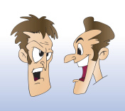 愤怒的笑的脸 愤怒的笑的脸