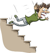楼梯上摔下来 楼梯上摔下来
