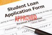 批准的学生贷款申请表