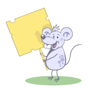 老鼠携带旗帜 老鼠携带旗帜