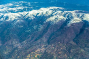 冬天的巴尔干山脉