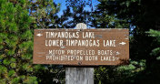 Timpanogas湖标志