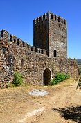 Montemor-o-Novo中世纪城墙，Alentejo，葡萄牙