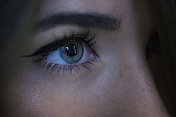 绿色的女性眼睛