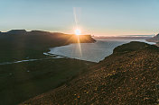 冰岛峡湾的美景