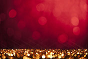 圣诞灯散焦背景-散焦金红 圣诞灯散焦背景-散焦金红