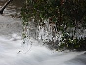 冬天河面结冰