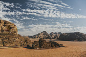 Wadi Rum沙漠的风景