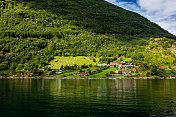 挪威盖兰格峡湾壮丽的风景