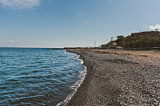 希腊圣托里尼的沃沃洛斯海滩