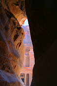 Al-Khazneh或财政部，Petra，约旦