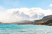 托雷斯・德・潘恩国家公园的景色，智利(托雷斯・德・潘恩国家公园)