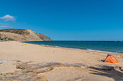 普拉亚达卢兹海滩，阿尔加维，葡萄牙