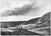 19世纪乔治・米歇尔的风景画