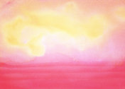 背景日落粉色抽象柔和水彩