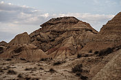 西班牙纳瓦拉的Bardenas Reales沙漠