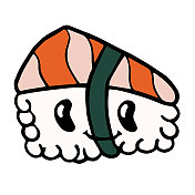 可爱寿司卡哇伊-三文鱼寿司 可爱寿司卡哇伊-三文鱼寿司