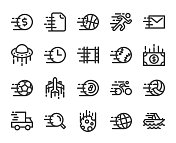 速度概念-粗体线图标 速度概念-粗体线图标