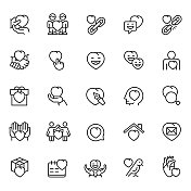 友谊和爱的图标集 友谊和爱的图标集