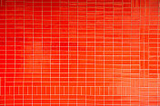 外部红色瓷砖墙在温哥华的唐人街