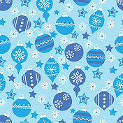 圣诞无缝图案。 圣诞无缝图案。