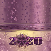 2020年新年快乐背景