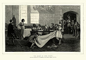 亨利八世的王后安妮・博林被捕