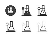 实验室烧瓶图标-多系列