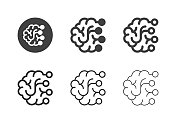 大脑图标-多系列
