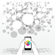 5G -智能手机数据流