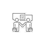 商人握手图标 商人握手图标