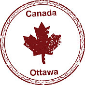 加拿大护照盖章