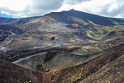 西西里岛埃特纳火山的火山景观
