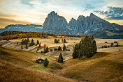 Seiser Alm, Dolomites，南蒂罗尔，意大利，欧洲