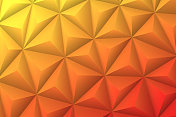 抽象几何纹理-低多边形背景-多边形马赛克-橙色梯度