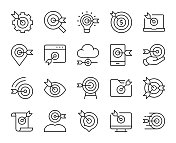 目标市场-轻线图标 目标市场-轻线图标