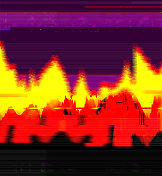 抽象数字增强glitch风格迷幻背景