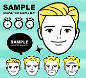 帅哥变老的过程(表情、脸) 帅哥变老的过程(表情、脸)