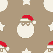 圣诞老人无缝图案 圣诞老人无缝图案