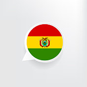 玻利维亚国旗演讲泡泡