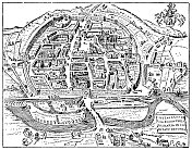 英格兰埃克塞特的古董地图- 16世纪