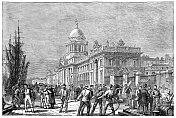 都柏林海关大楼，爱尔兰- 19世纪