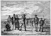 苏格兰圣安德鲁斯的高尔夫球――19世纪