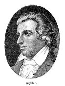 德国哲学家弗里德里希・席勒的肖像 德国哲学家弗里德里希・席勒的肖像