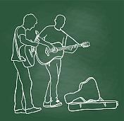 街头音乐家Jam黑板 街头音乐家Jam黑板