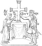诺曼底的克努特大帝和他的妻子爱玛――11世纪