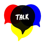 Talk Speech Bubble, Vector插图，设计元素