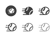 速度棒球图标-多系列