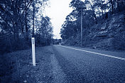 乡村柏油路，澳大利亚