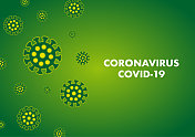 向量Coronovirus背景
